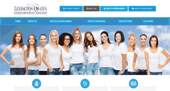 Desktop Screenshot of lexingtonobgyn.com